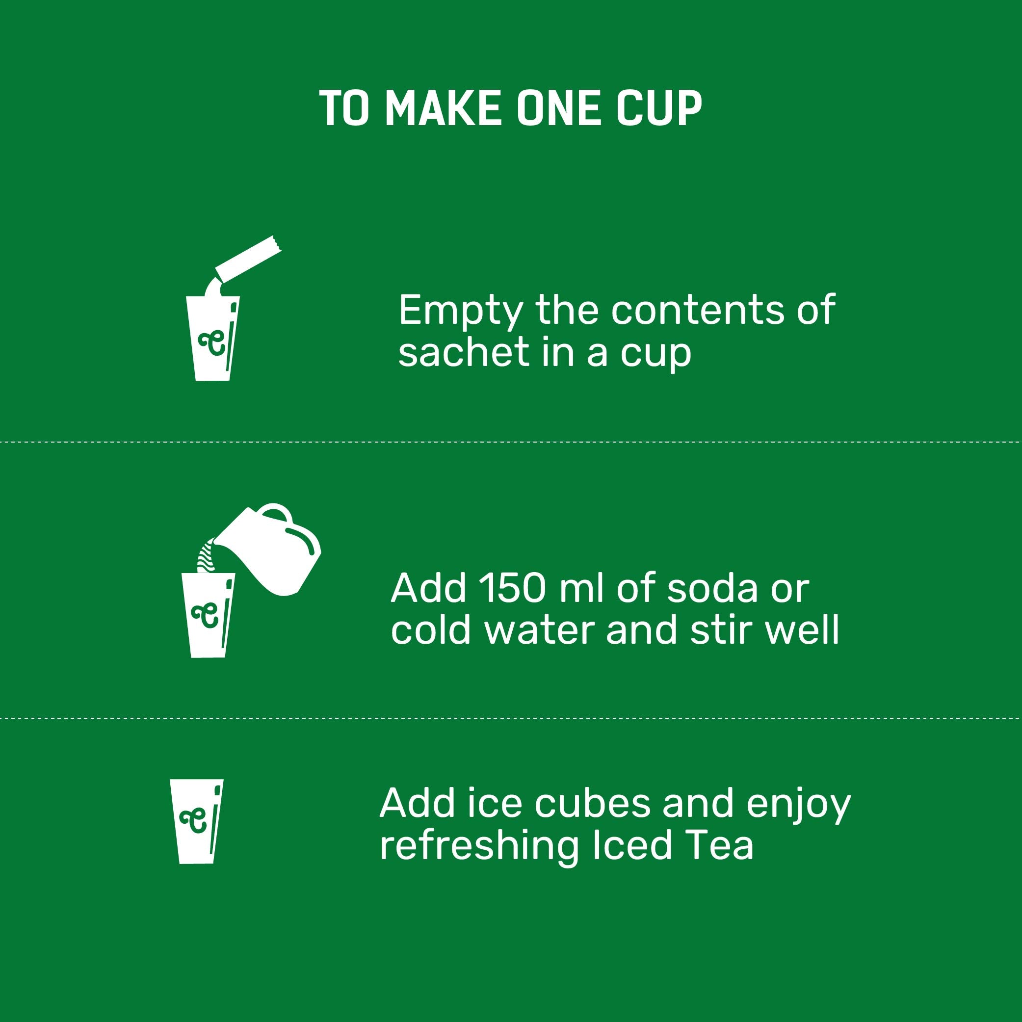 Chaayos Lemon Instant Ice Tea Premix - Refreshing Energy Drink, Pack of 10 Sachets