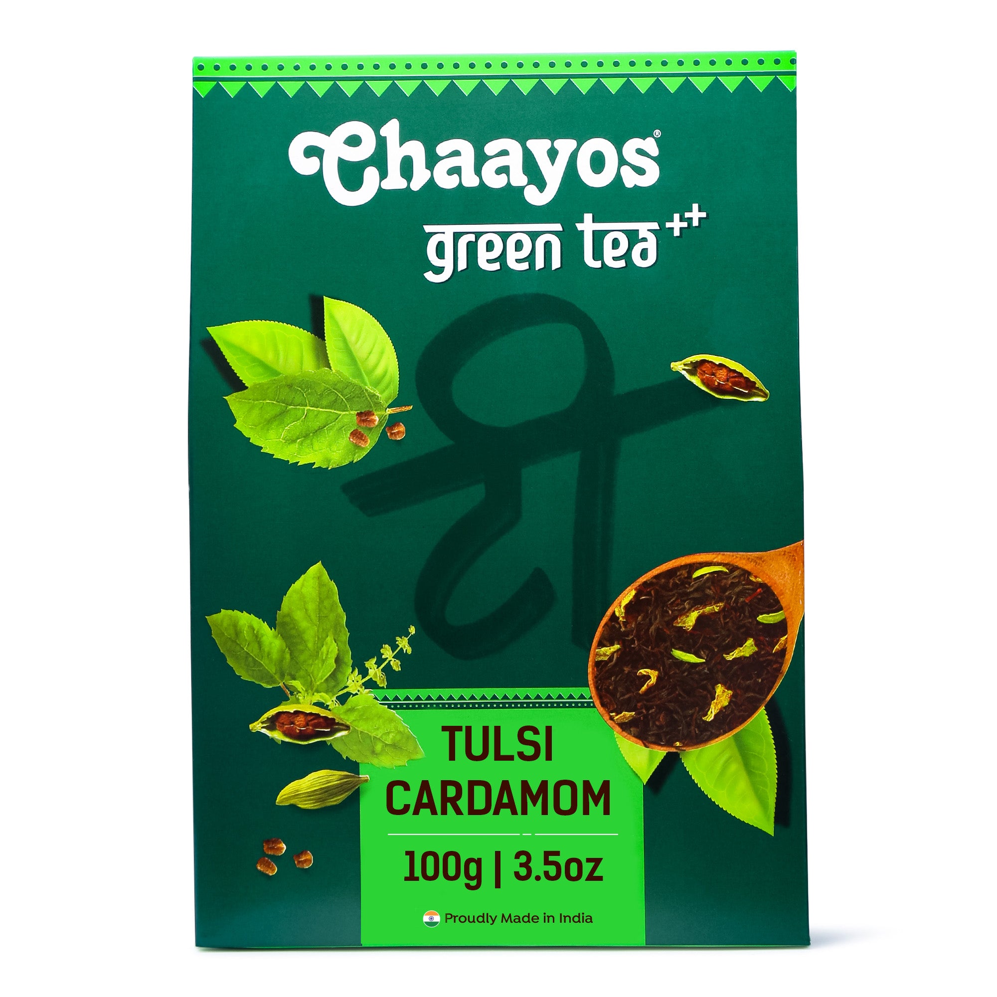 Tulsi Cardamom Green Tea - 100g