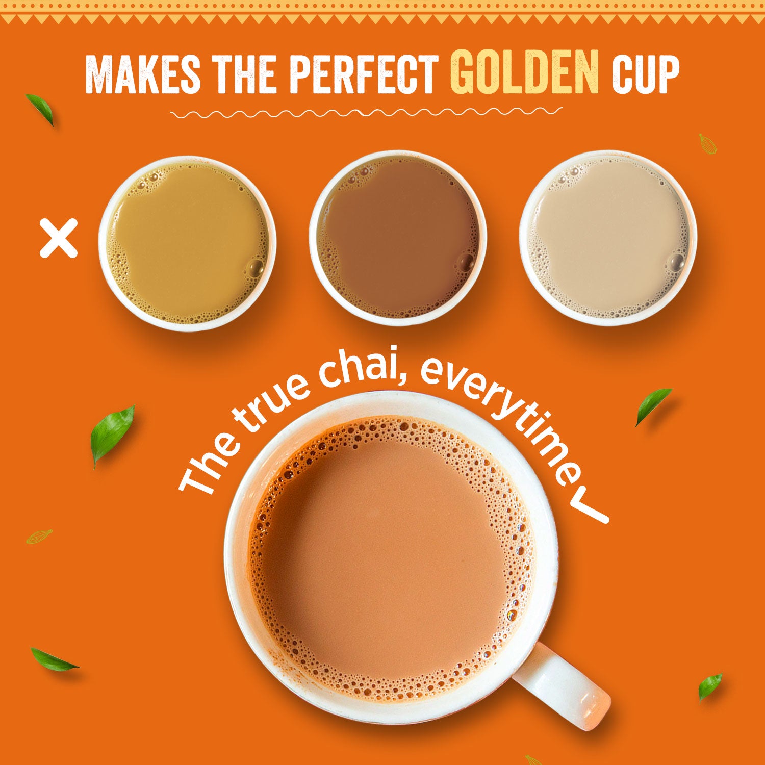 Chaayos Instant Tea Premix - Ginger Flavour - Low Sugar (36 Sachets) | Instant Tea | Tea Premix | Ginger Tea