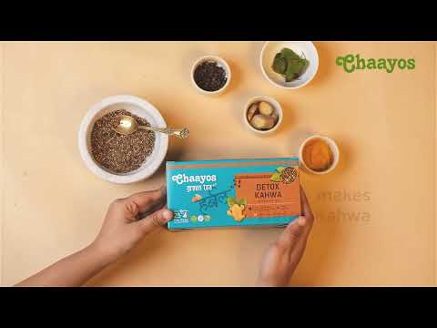 Chaayos Detox Green Tea - Desi Kahwa | Green Tea Bags | Desi Kahwa Green Tea | Green Tea for Digestion