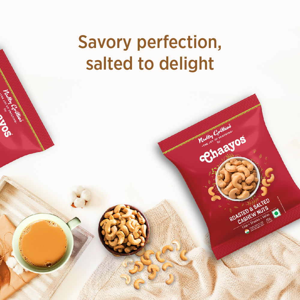 Chaayos Roasted Crispy Roasted Premium Nuts with combo of 3 Flavour