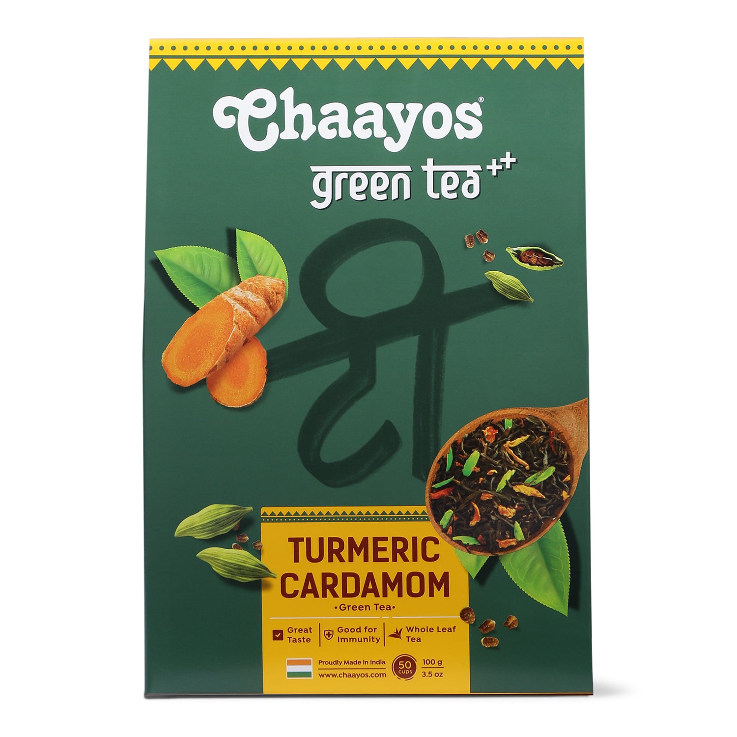 Turmeric Cardamom Green Tea - 100g