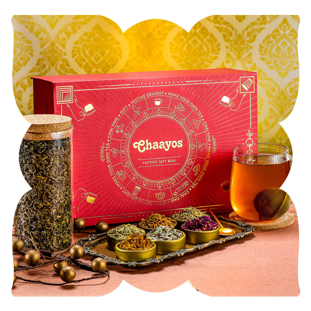 Simply Chai Set (6 Cups + Chaayos Tea Bags (x25) – The Decor Mart